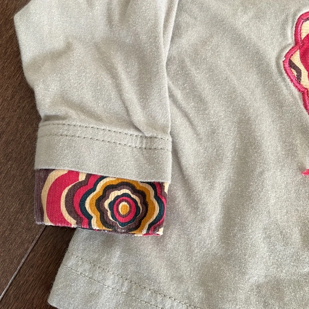 ChenOne Baby Girl’s Floral Tee with Skirt Matching Set - Picture 3 of 14